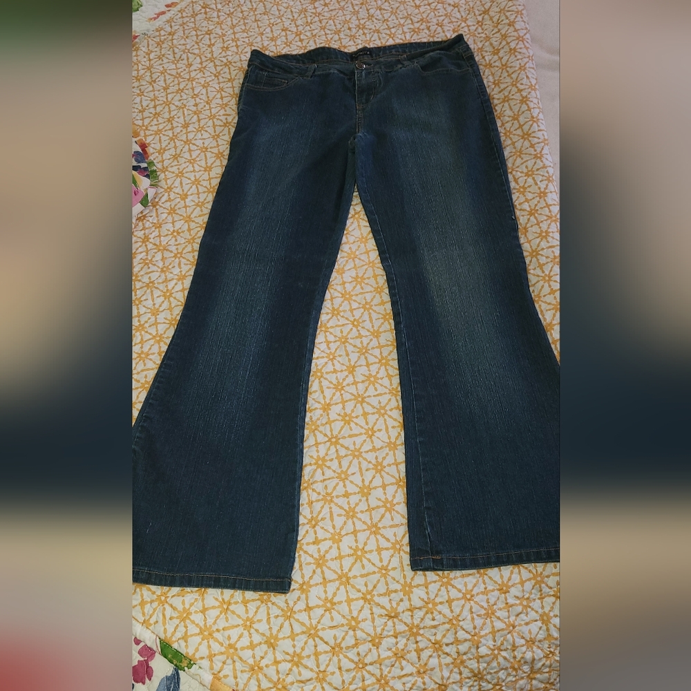 PLAYBOY Blue Flare Denim Jeans